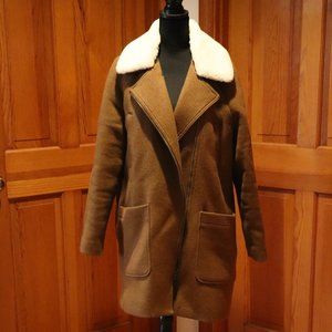 Madewell Eldridge Zip Coat in Insuluxe Fabric